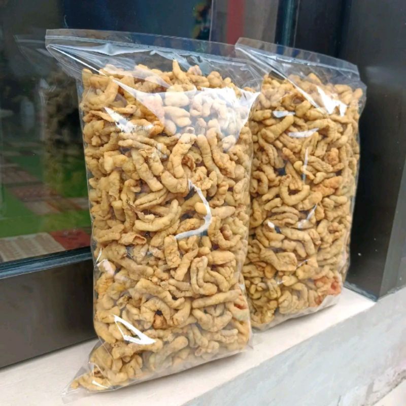 

RB keripik usus juara -usus ayam crispy 1kg
