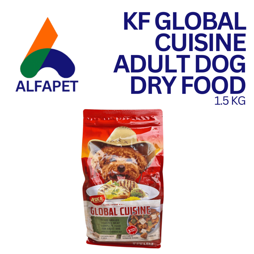 Kitchen flavor global cuisine adult dog dry food 1.5kg