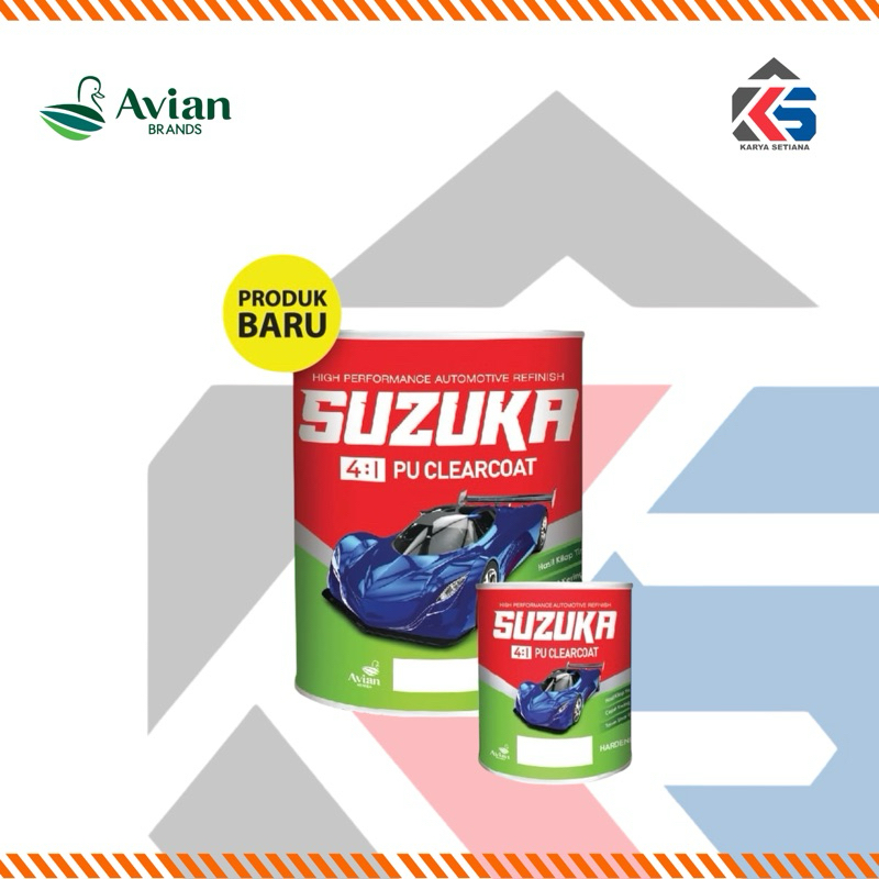 SUZUKA URETHANE CLEARCOAT 4:1 AVIAN BRANDS / SUZUKA CAT DUCO CLEAR