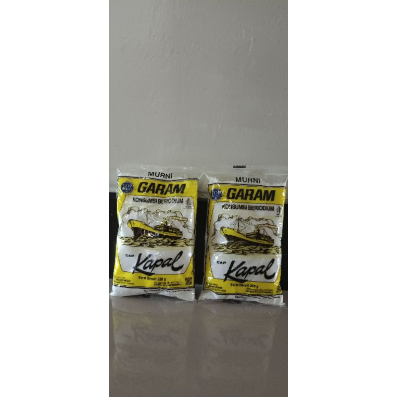 

Garam Murni Cap Kapal (konsumsi beriodium) berat 250 g