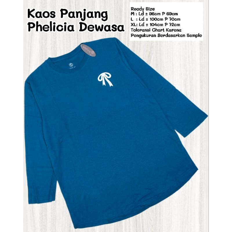 Kaos Panjang Phelicia Dewasa