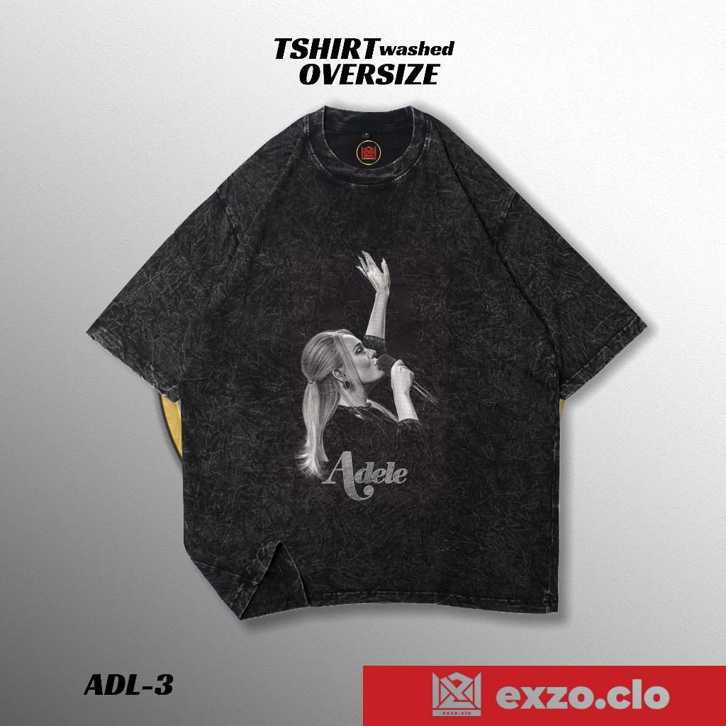 Exzo.Clo TSHIRT Washed Oversize Adele COTTON COMBED24S ADELE TSHIRT