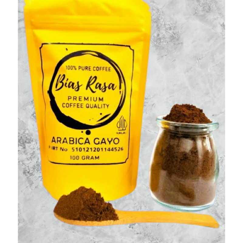 

Arabica Gayo Coffee "Bias Rasa" Premium Quality 100 Gram