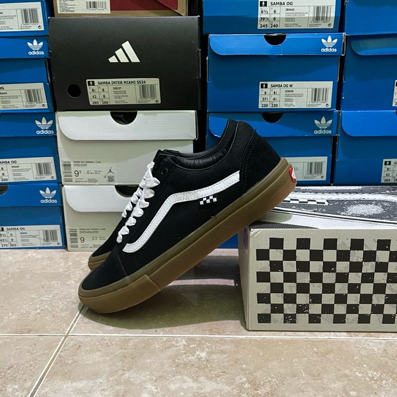 Vans skate old skool black gum (Resmi PT NAVYA)