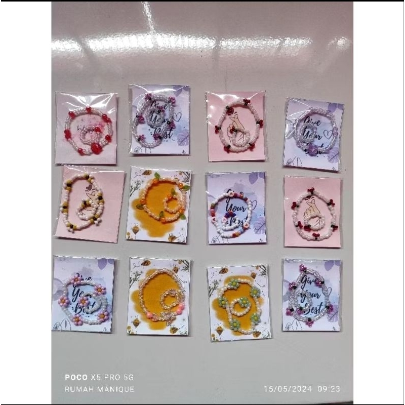 144 Pcs Kertas Alas Packing Gelang.