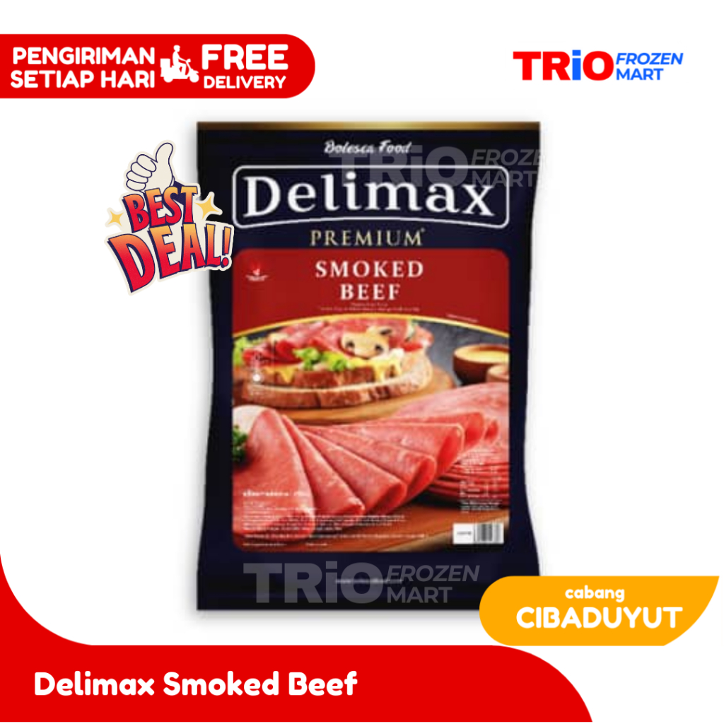 

Delimax Smoked Beef 250gr & 500gr