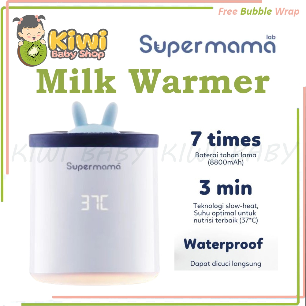 Supermama Lab Portable Milk Warmer / Pemanas/Penghangat Susu ASI