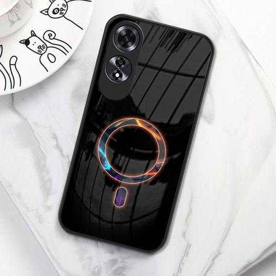 (B05) Softcase Glass Kaca OPPO A60 - CASE HP TERBARU - Case Hp OPPO A60 Terbaru Anti Air TPU