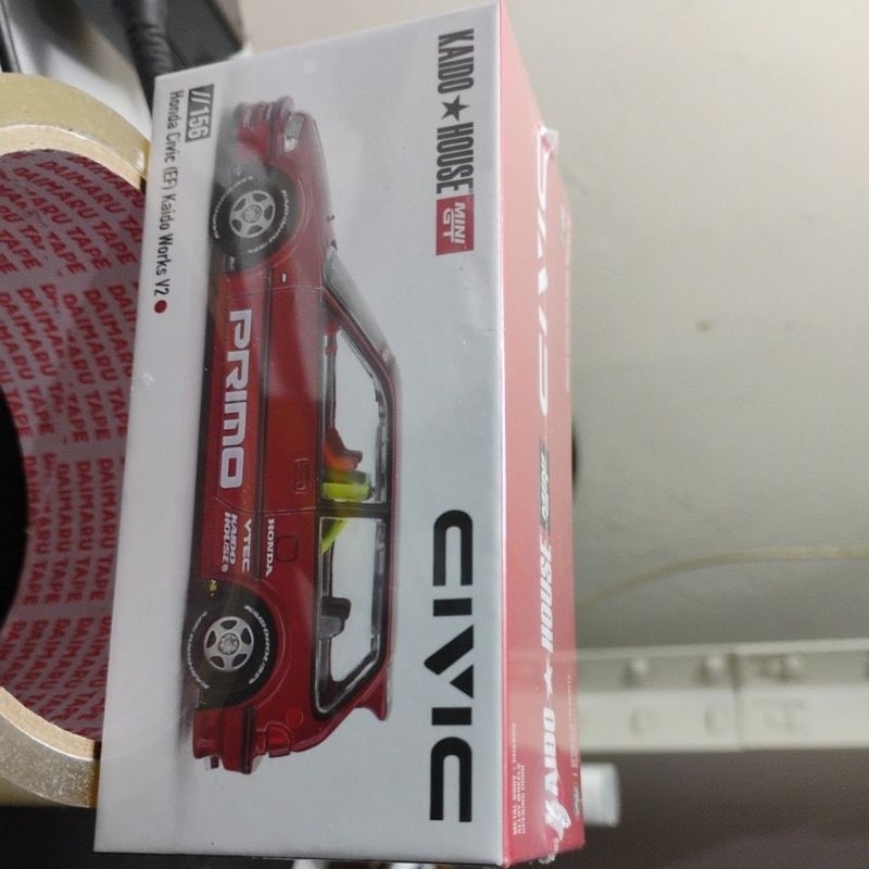 kaido house honda EF merah
