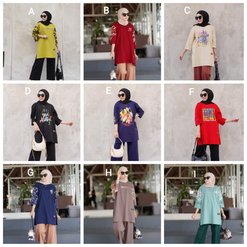 Set Tunik Oversize Original By GYL