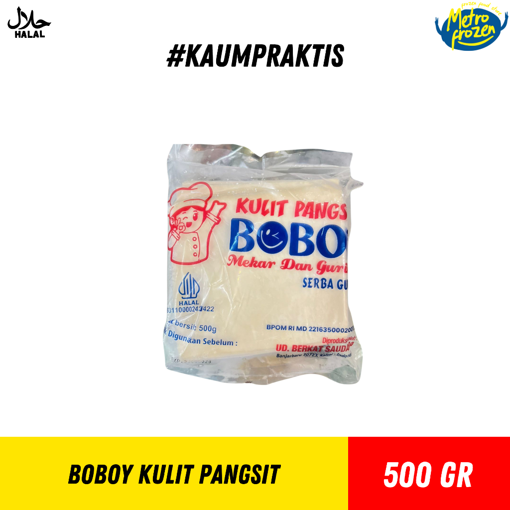 

BOBOY Kulit Pangsit 500gr