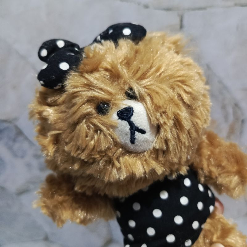 Gantungan Kunci/Keychain/Keyring Boneka Karakter Choco Line Brown Original Rare