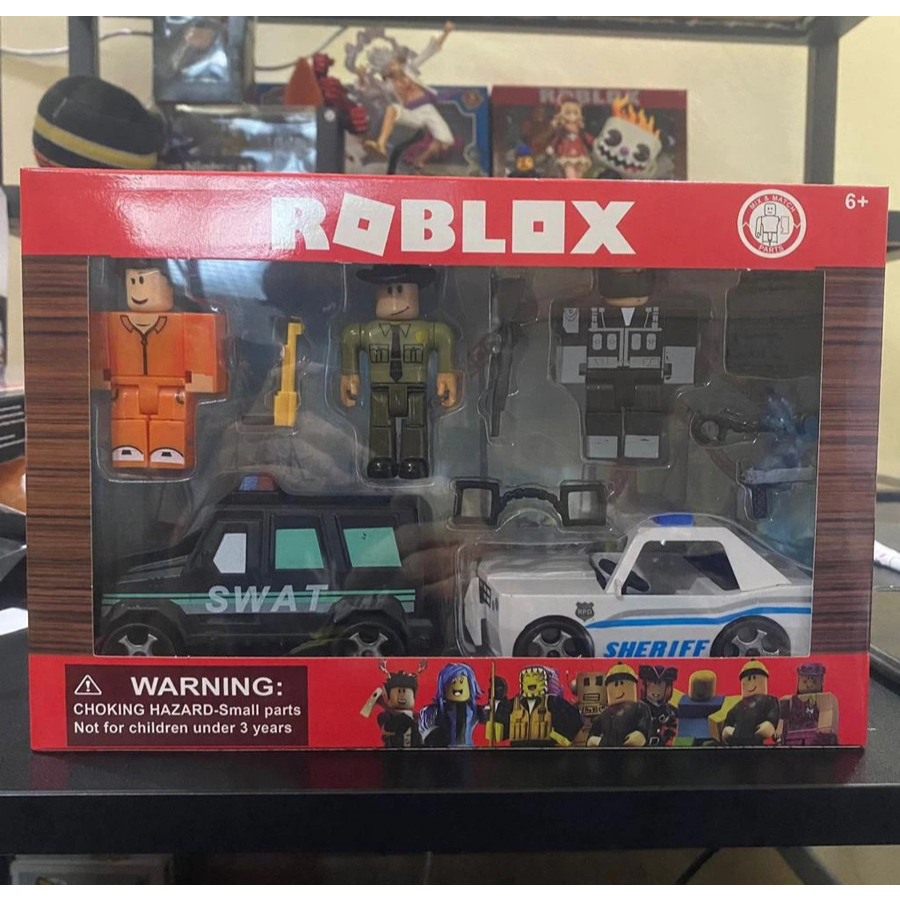 Action Figure Mainan Roblox Set 3 Mobil Box set Pajangan
