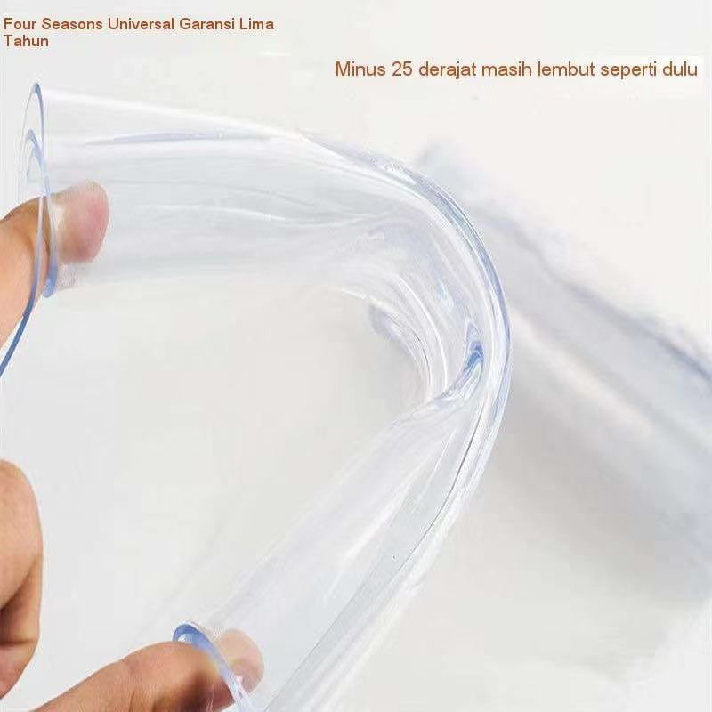 2meter Tirai Plastik Transparan Tirai Pvc Strip Curtain 20cm Tirai Plastik Bening Gorden Plastik
