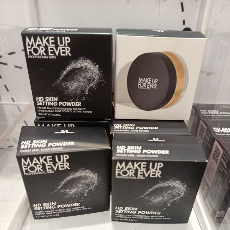 HD Skin Setting Powder Bedak Set Makeup Make Up For Ever Forever Mufe Original Mini Size Travel