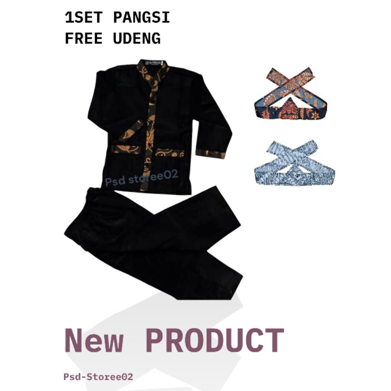 KOKO PANSI ANAK SD_SMP// BAJU KAMPRET PANSI ANAK //MOTIF BATIK DAN POLOS//TERLARIS