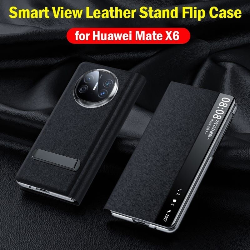 Leather Stand Flip Case HUAWEI MATE X6 SMART View Premium