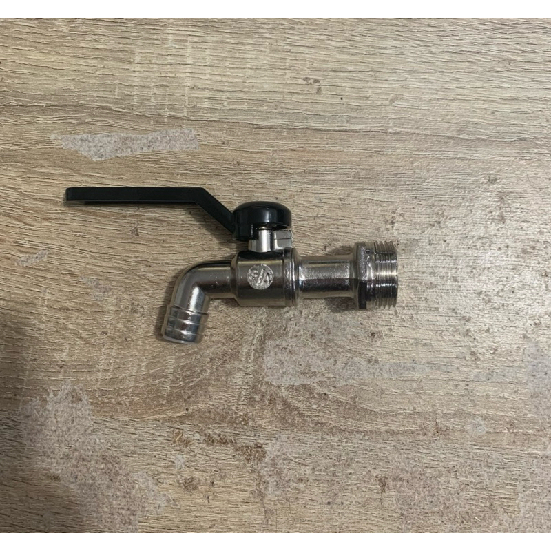 Sanstore05 Kran Air Tembok Gagang Hitam