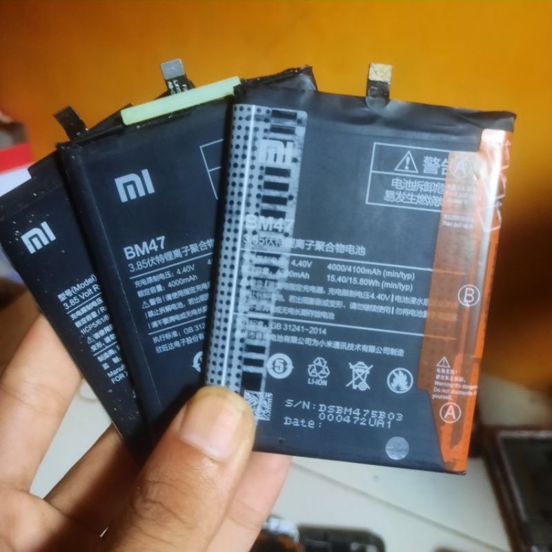 BATERAI MODEL BM47 BATRAI XIAOMI REDMI 4X ORIGINAL COPOTAN
