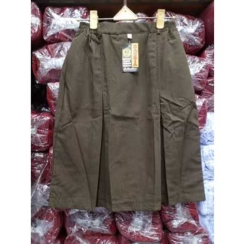 Rok Pramuka Pendek / Rok Pramuka SMP-SMA Pendek / Rok Coklat Pendek SMP-SMA / Rok Pramuka SMP-SMA Sp
