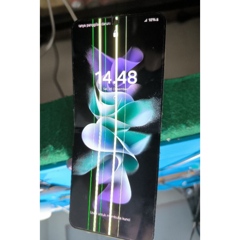 Lcd Samsung Z Flip 3 (Minus) Original Tested.