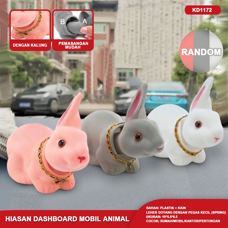 Pajangan Mobil Boneka Goyang Dashboard Mobil Boneka Anjing Hiasan Mobil Kepala Goyang Variasi Warna