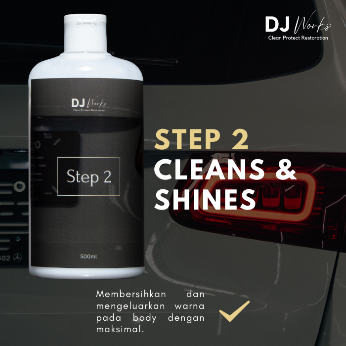DJ Works | Step 2 Bersihkan dan Keluarkan Warna Bodi Mobil