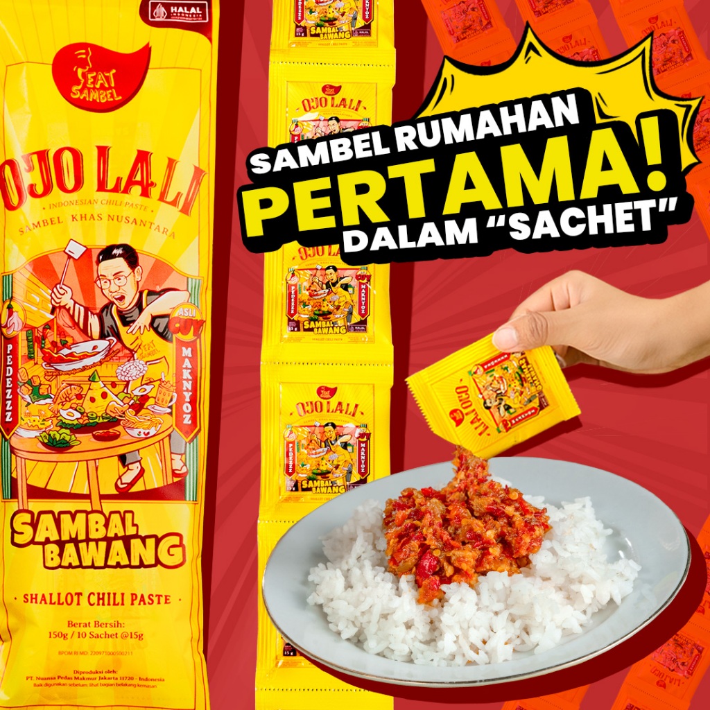 

Eatsambel - Sambel Bawang Ojolali [10 Sachet]