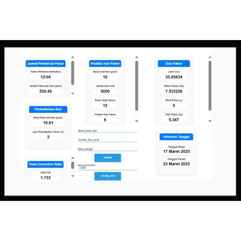 Alat Pemberian Pakan Ikan Otomatis