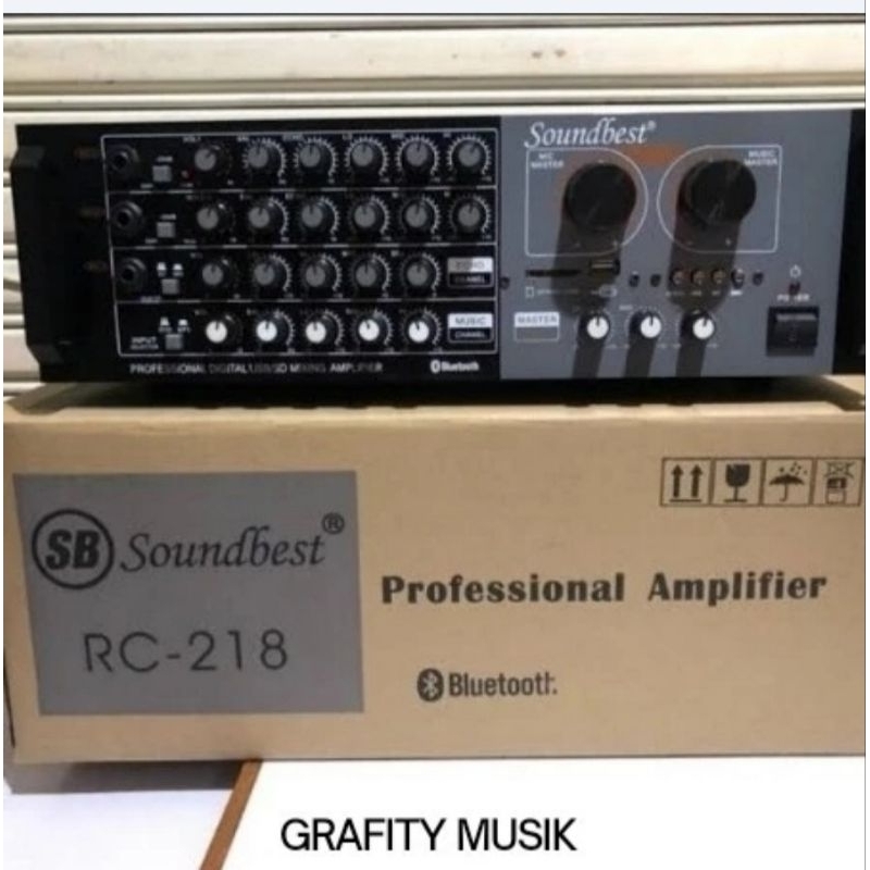 Amplifier Soundbest RC-218 Amplifier USB-Bluetooth Original