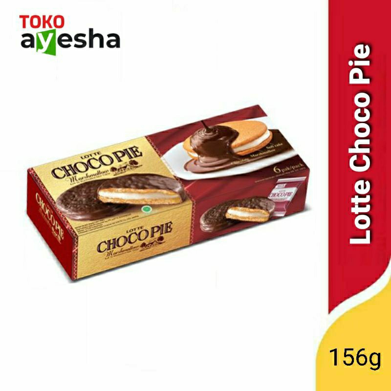 

Lotte Choco Pie 156 gr - 1 Pack isi 6 pcs