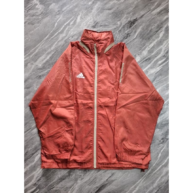 Jaket Windbreaker Adidas Second Branded Mulus