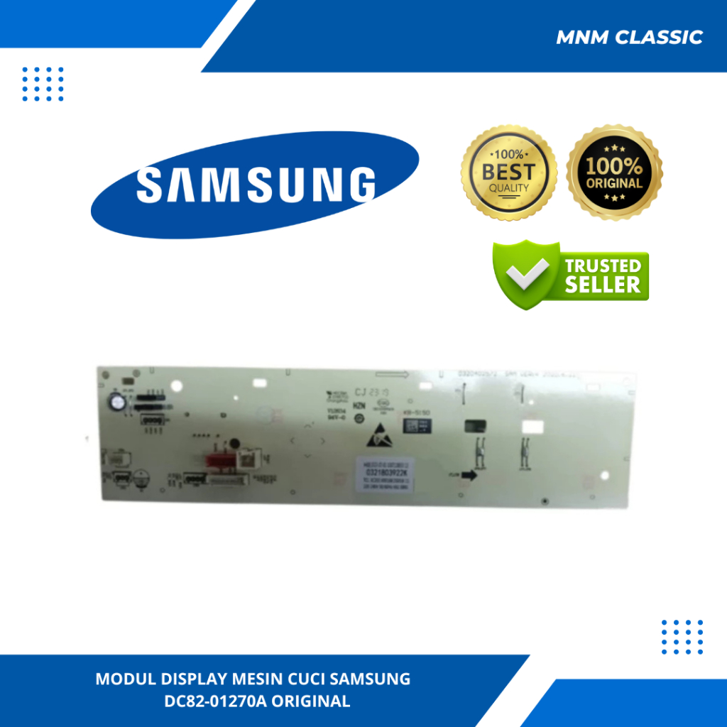 MODUL DISPLAY MESIN CUCI SAMSUNG WW70T3020WW DC82-01270A ORIGINAL