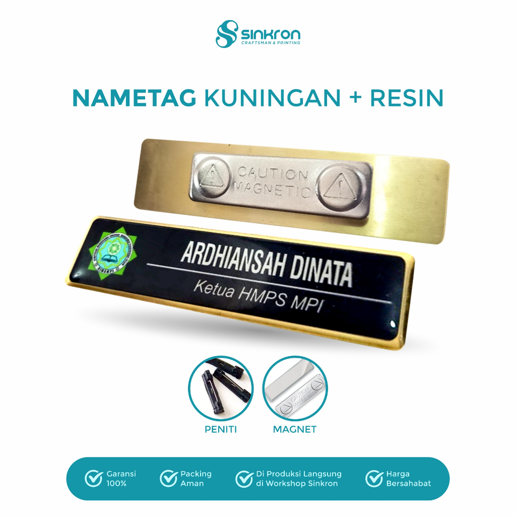

NAMA DADA NAMETAG KUNINGAN RESIN