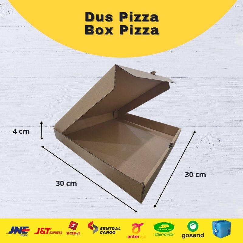 Dus Pizza 30x30x4 cm | Box Pizza |Box Diecut | Kotak Pizza