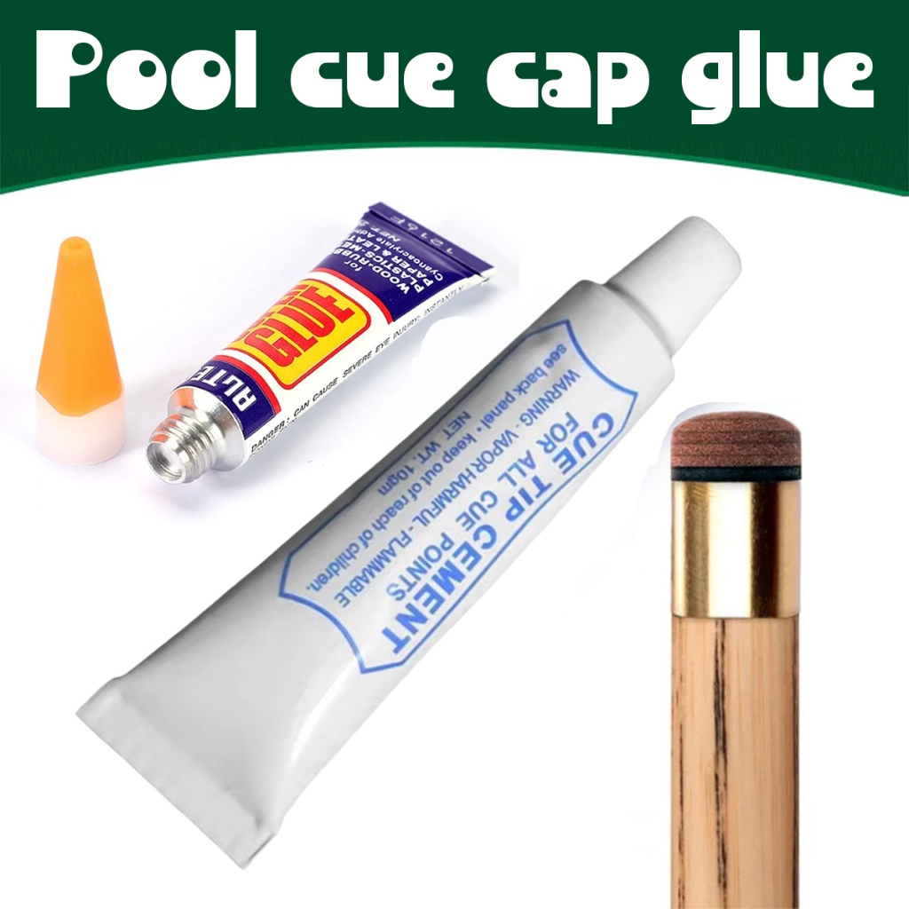 2/10g Gel Super Cue Tip Billiard - Cue Tip Super Glue - Lem Master Tip Billiard Tip Tool Billiard