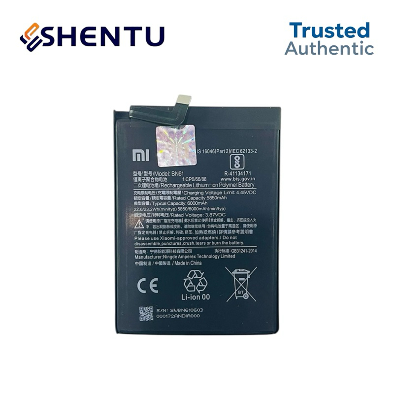 Baterai BN-61 XIAOMI POCO X3/X3 PRO/POCO X3 NFC Battery Batrai Batre Ori