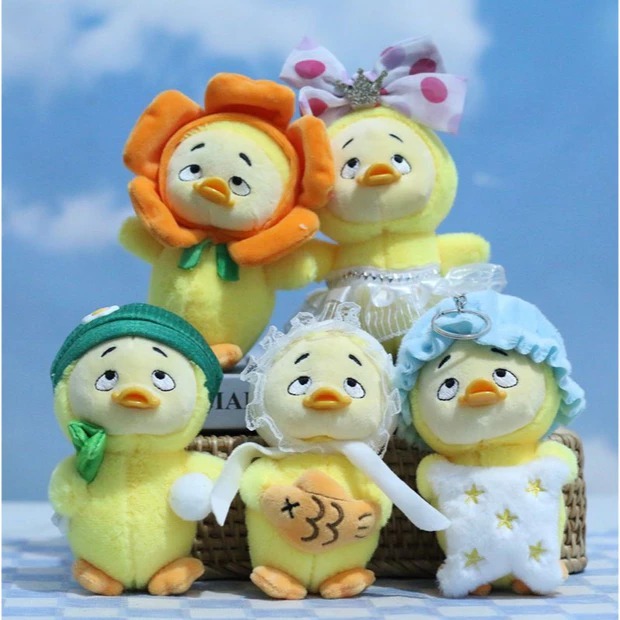 GANTUNGAN KUNCI KARAKTER DUCK / UPSET DUCK VIRAL / GANTUNGAN UPSET DUCK VIRAL / BONEKA BEBEK LUCU