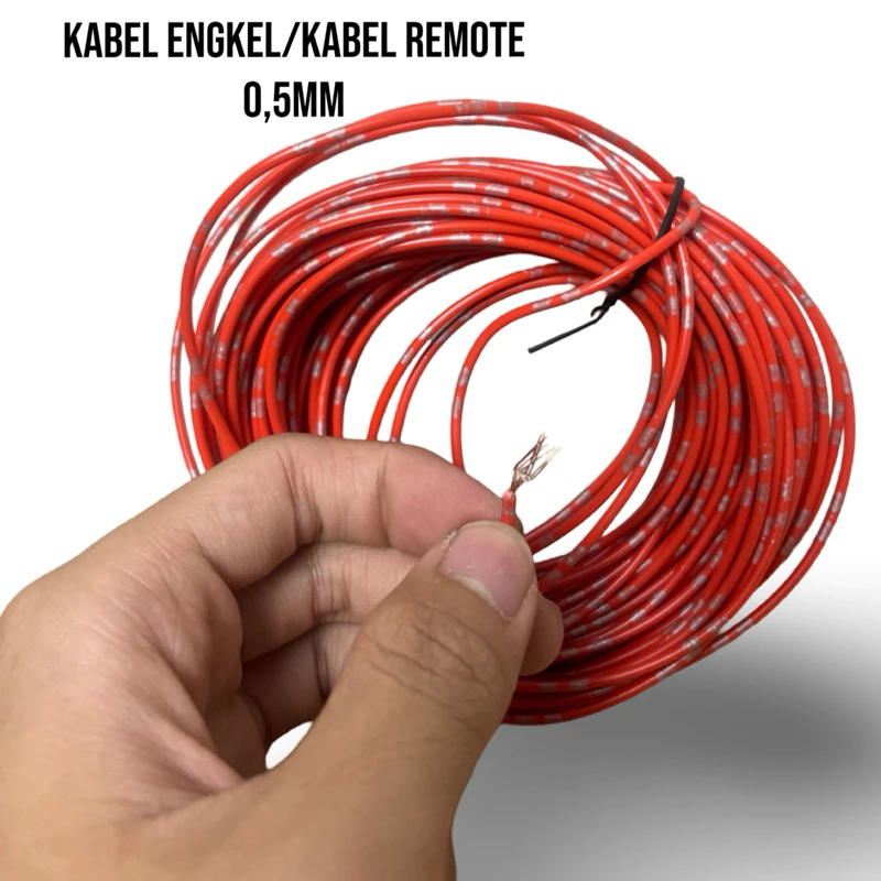 Kabel Bintik 0.5 MM x 20 M Kabel Otomotif Body Mobil Motor Serabut Tembaga / Kabel 0.5 mm serabut