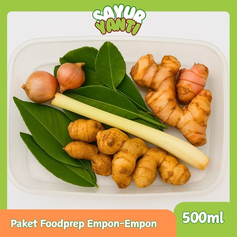 

[KIRIM INSTAN] Paket Foodprep Bumbu Dapur Bersih - Empon empon Sayur Yanti
