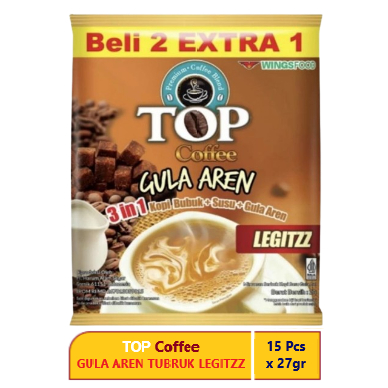 

Top Coffee Susu Gula Aren Tubruk Legitzz (3in1) 27gr 15 Sachet
