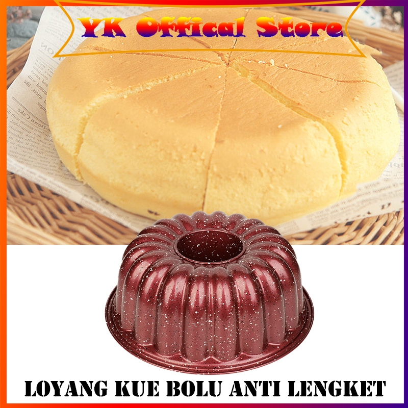 Loyang Kue Bolu Classic Anti Lengket Cetakan Marmer Cake Anti Lengket Baking Pan Cetakan Kue Bolu