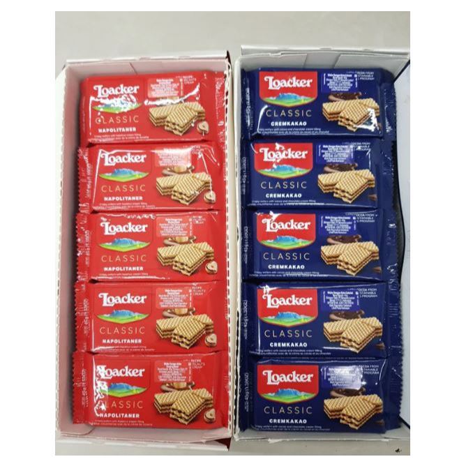 

Wafer Loacker 45gr Napolitaner Cremkakao 45gram / 45 gram