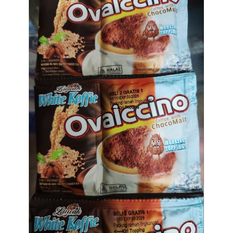 

Ovalccino Chocomalt Coffe With Sachet ( Topping Monster)