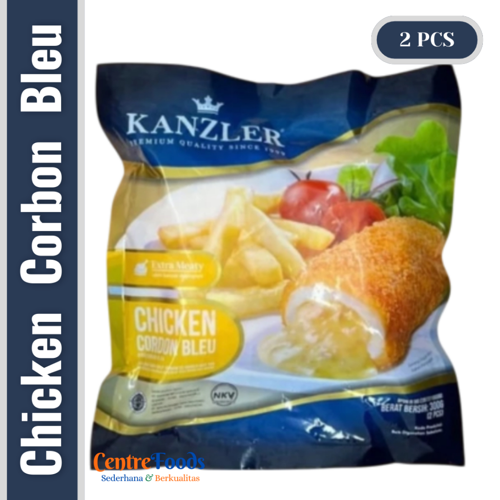 

Chicken Cordon Bleu - Kanzler | Isi 2 Pcs - 300gr [ Harga Per BKS ]