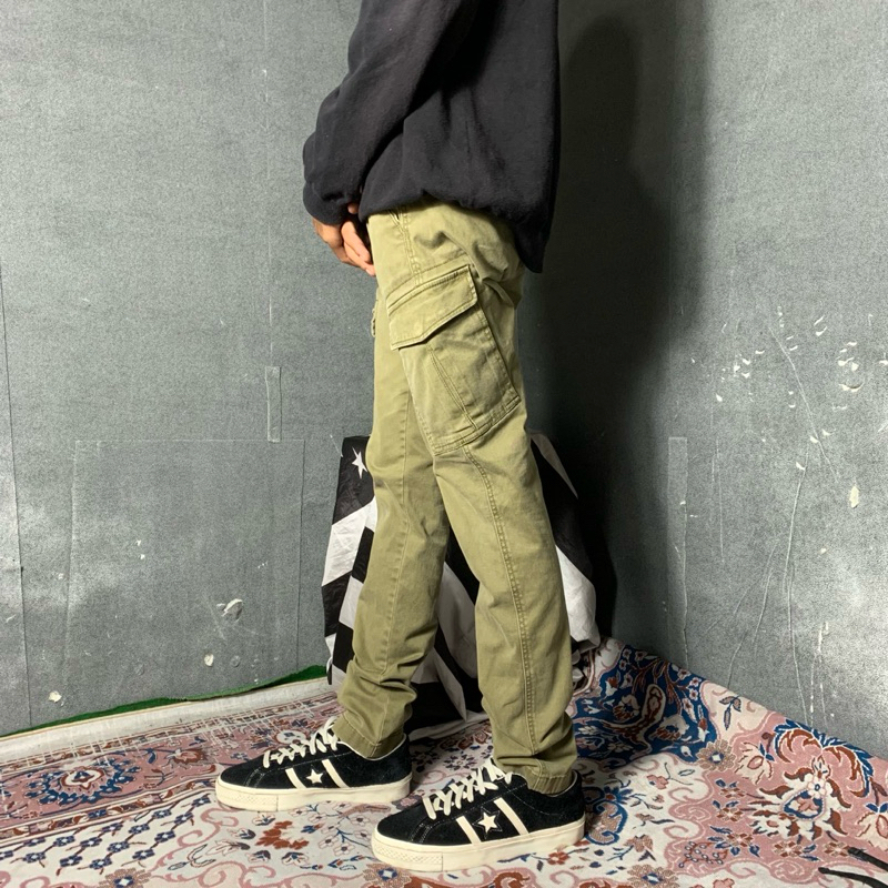CARGO PANTS SPAO SKINNY FIT SECOND ORIGINAL