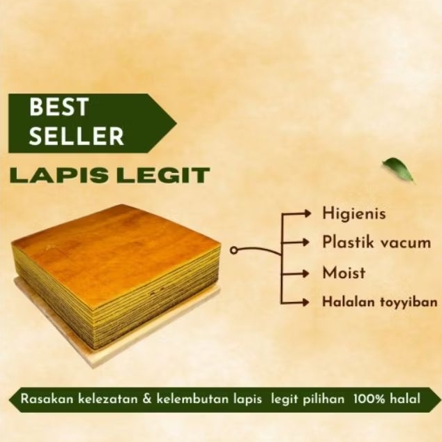 

KUE LAPIS LEGIT POLOS SPECIAL WIJSMAN ukuran 20x20 ENAK LEZAT