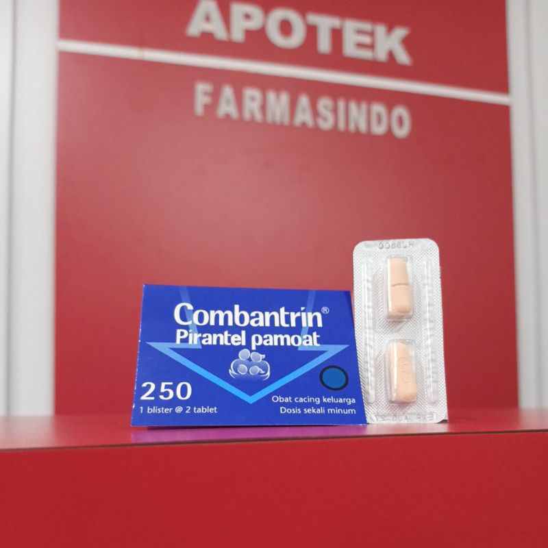 Combantrin Tablet 250 mg – Obat Cacing Dewasa & Anak
