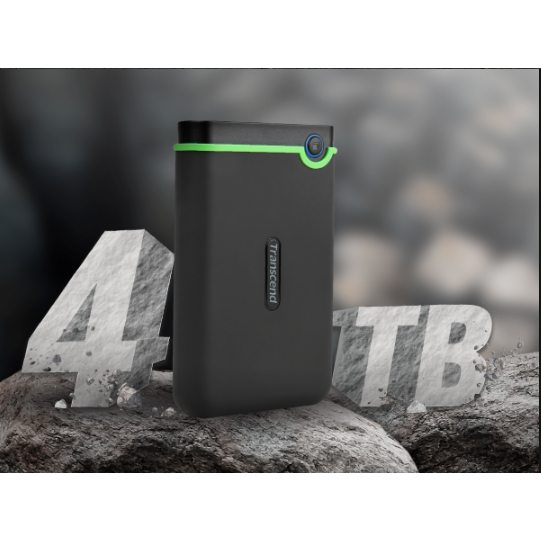 Transcend 25M3 4TB - HDD / Hardisk / Harddisk External 2.5" Shockproof