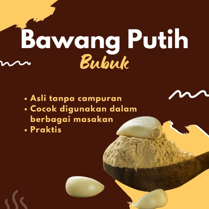 

Bubuk Bawang Putih / Garlic Powder Grade A 100 gr, 250 gr, & 500 gr